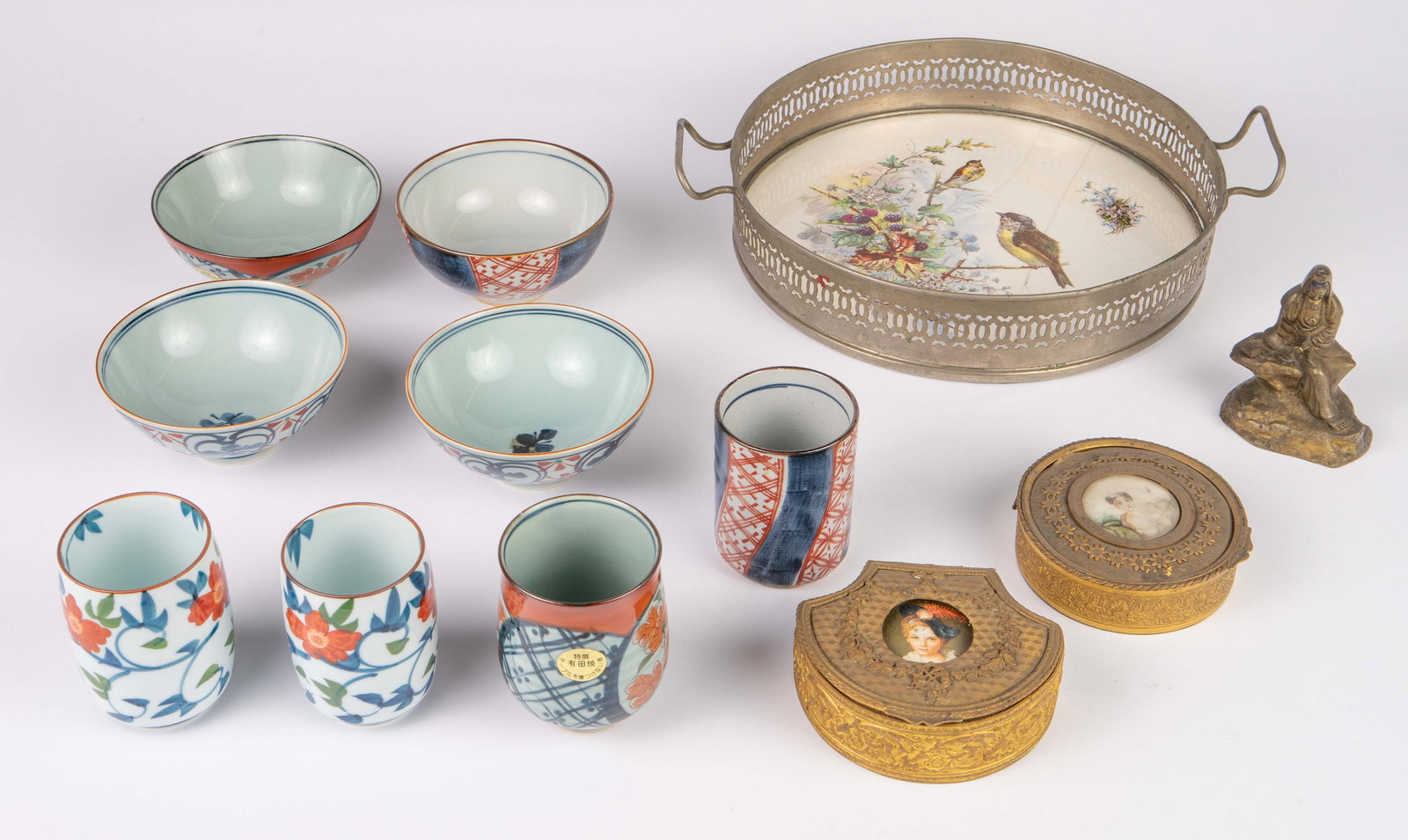 Victorian Brass Boxes, Japanese Porcelain, Etc. (1 of 13)