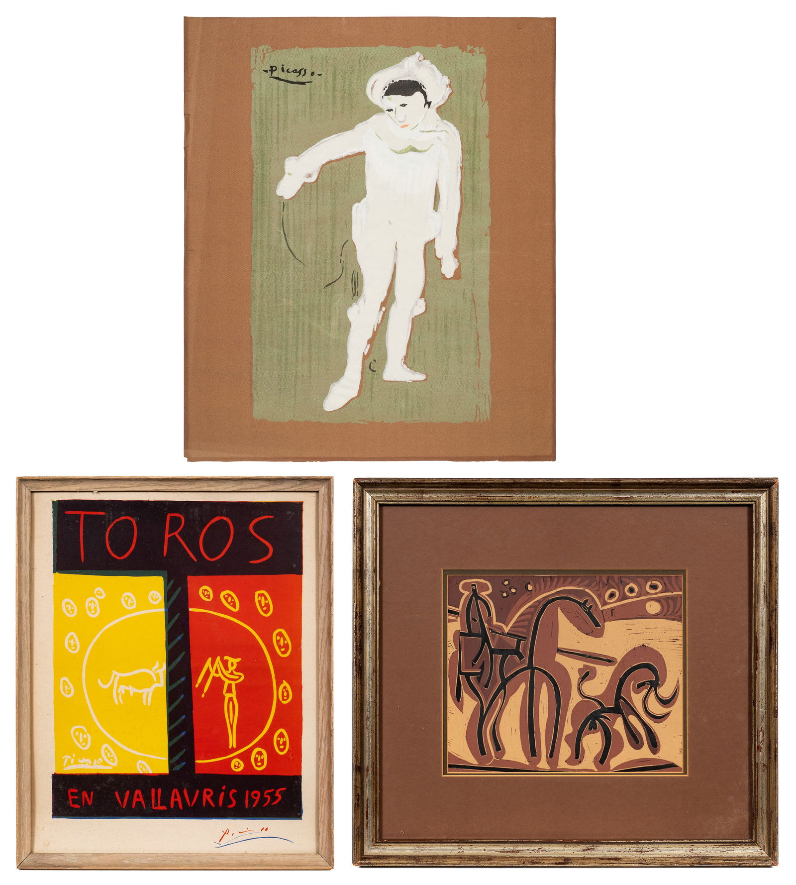 Lot of Three Pablo Picasso Prints. (1 of 12)