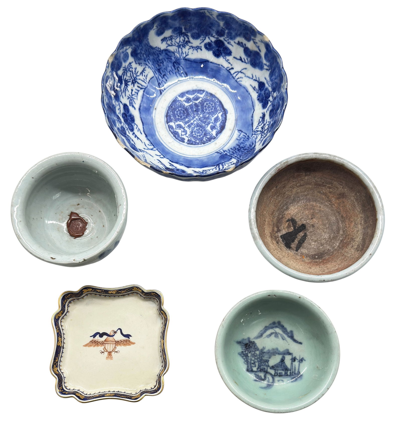 Lot of Old Chinese Porcelain Pcs. (1 of 8)