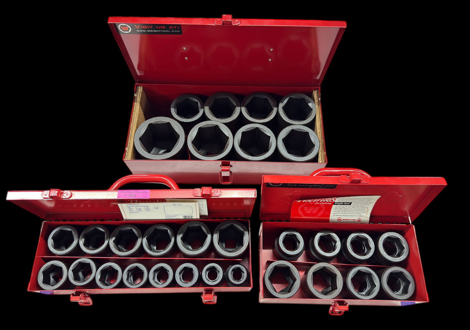 Three Sets of Wright Tool Impact Sockets. (1 of 1)