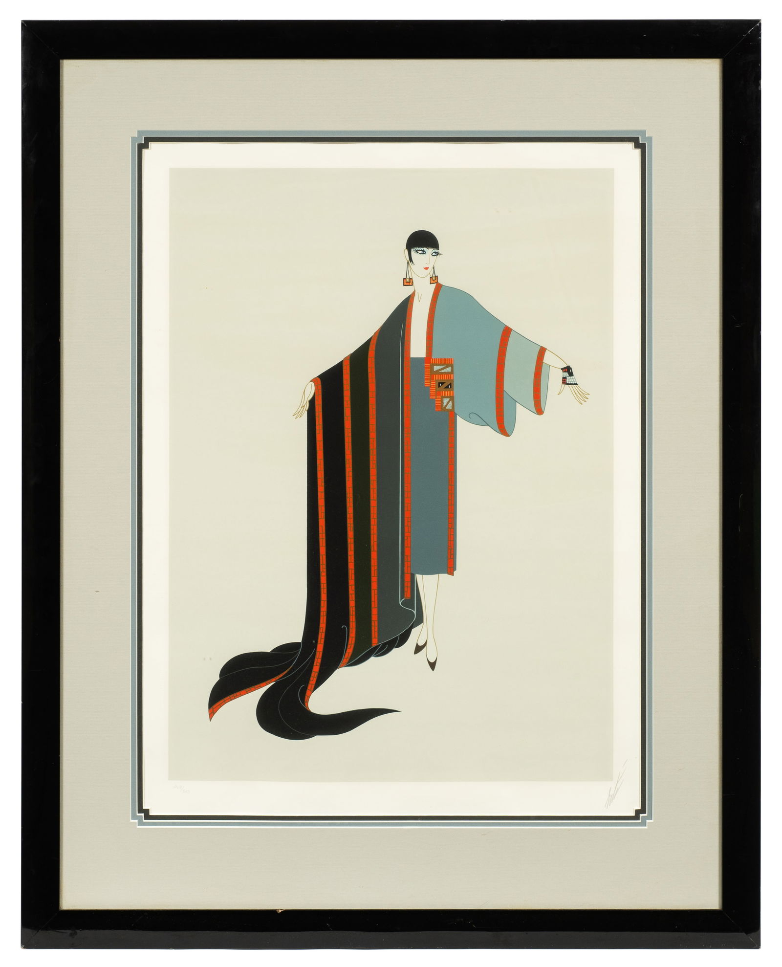 "Michelle", Deco Style Serigraph by Erte. (1 of 6)