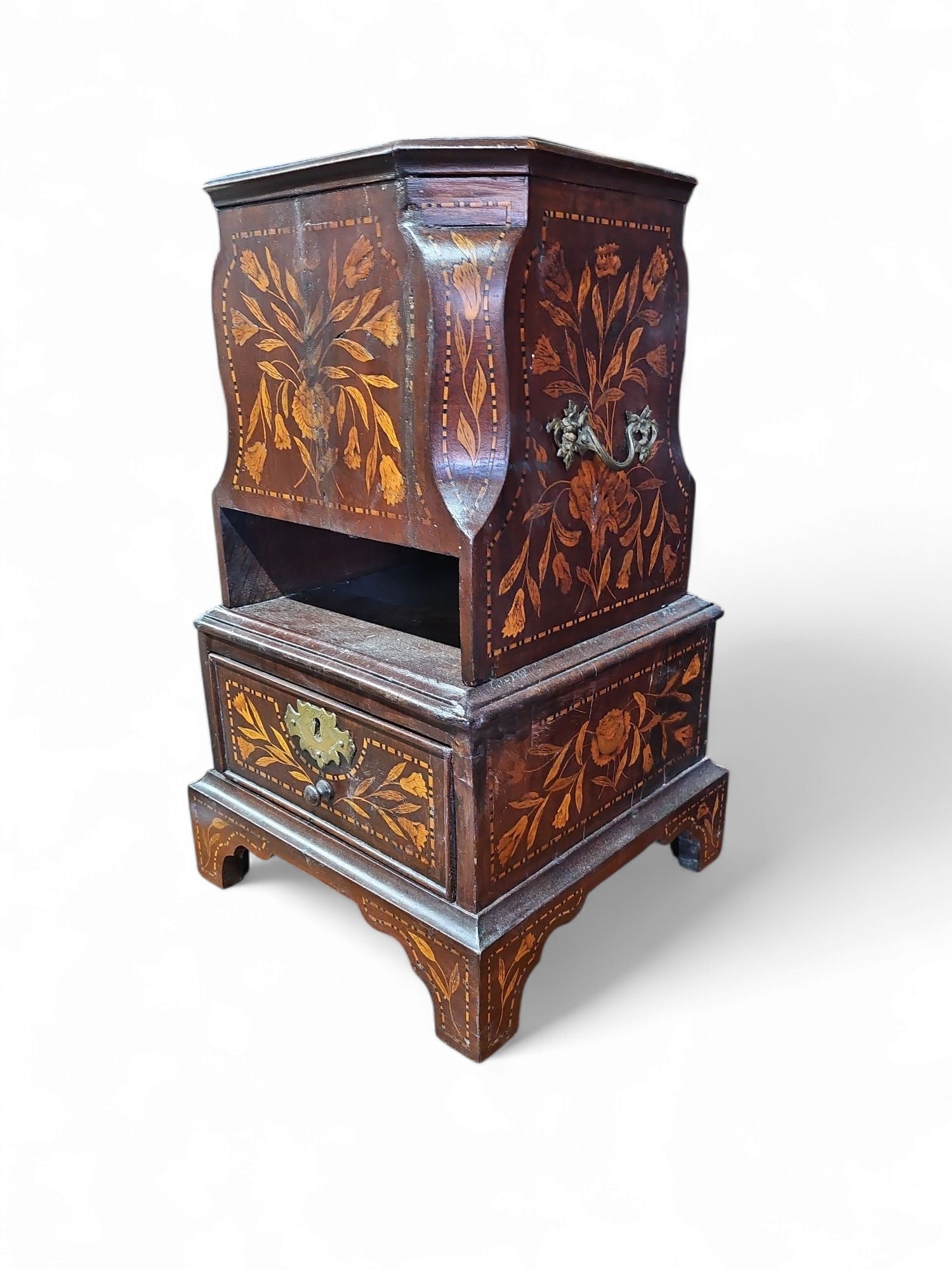 Marquetry Antique Planter. (1 of 2)