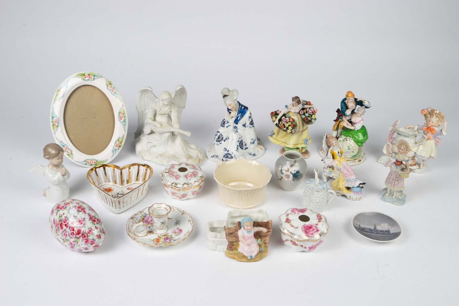 Lot of Figural Porcelain Items - Dresden, Lenox (1 of 10)