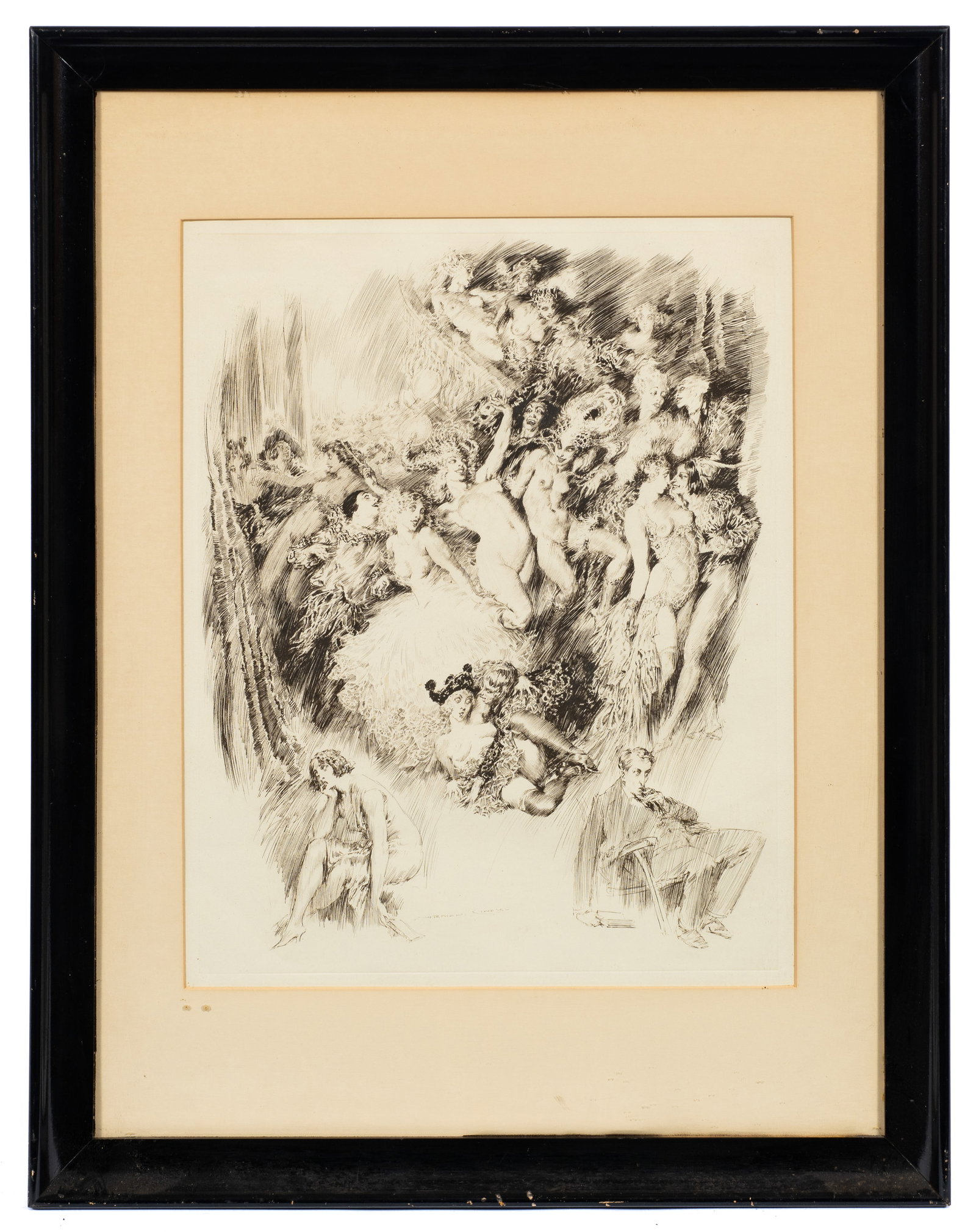 Married Fantasy, Norman Lindsay Collotype. (1 of 5)