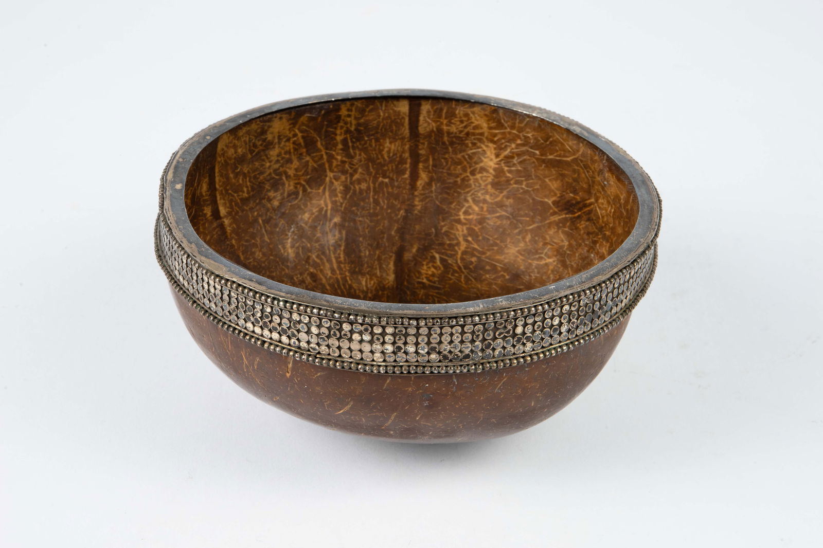 John Hardy Coconut Shell Sterling Bowl. (1 of 5)