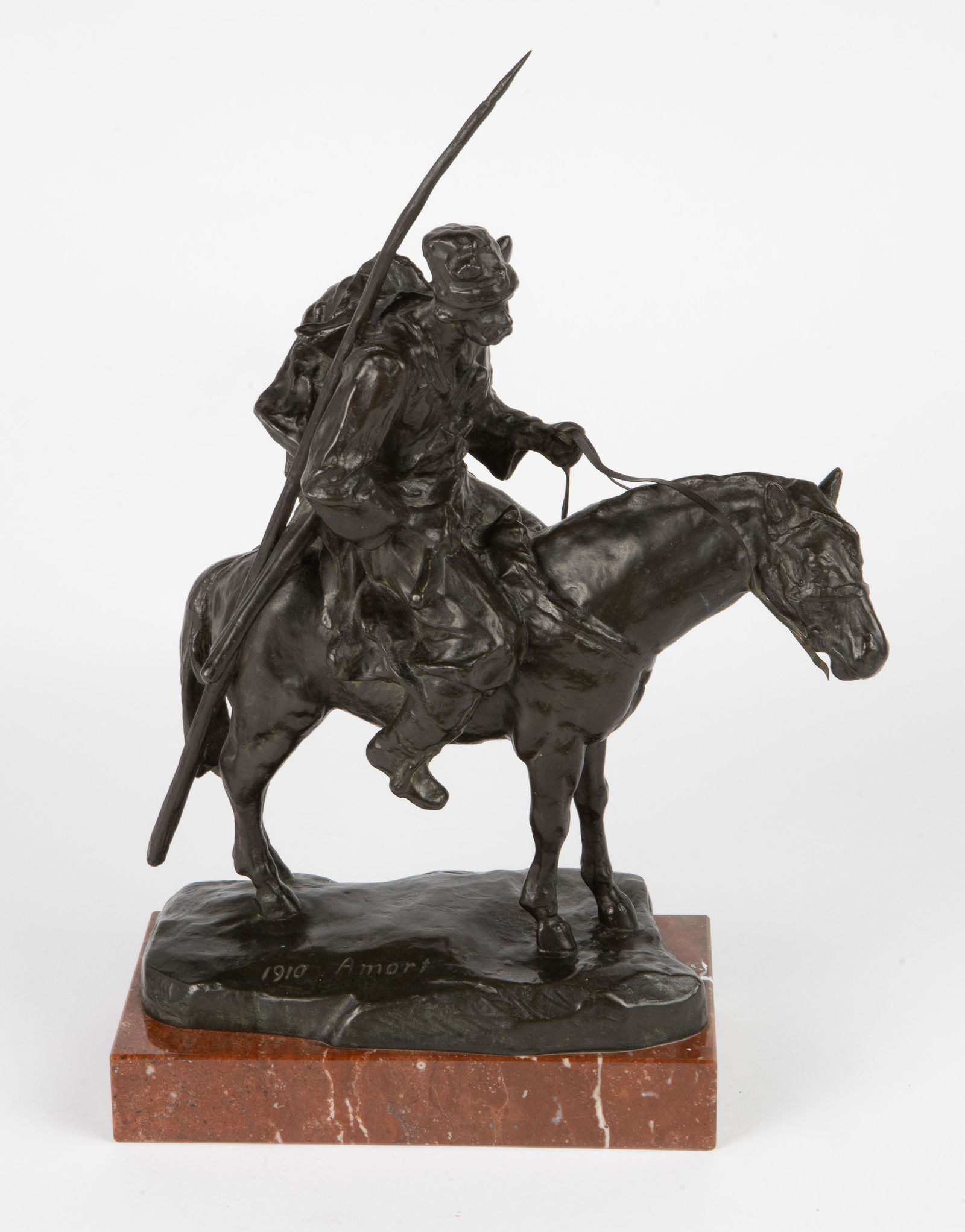 Vlastimil Amort Bronze of Soldier on Horseback. (1 of 6)