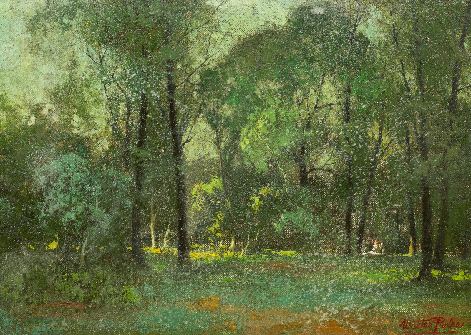 "Morning Sun", Landscape Painting by Walter Parke. (1 of 5)