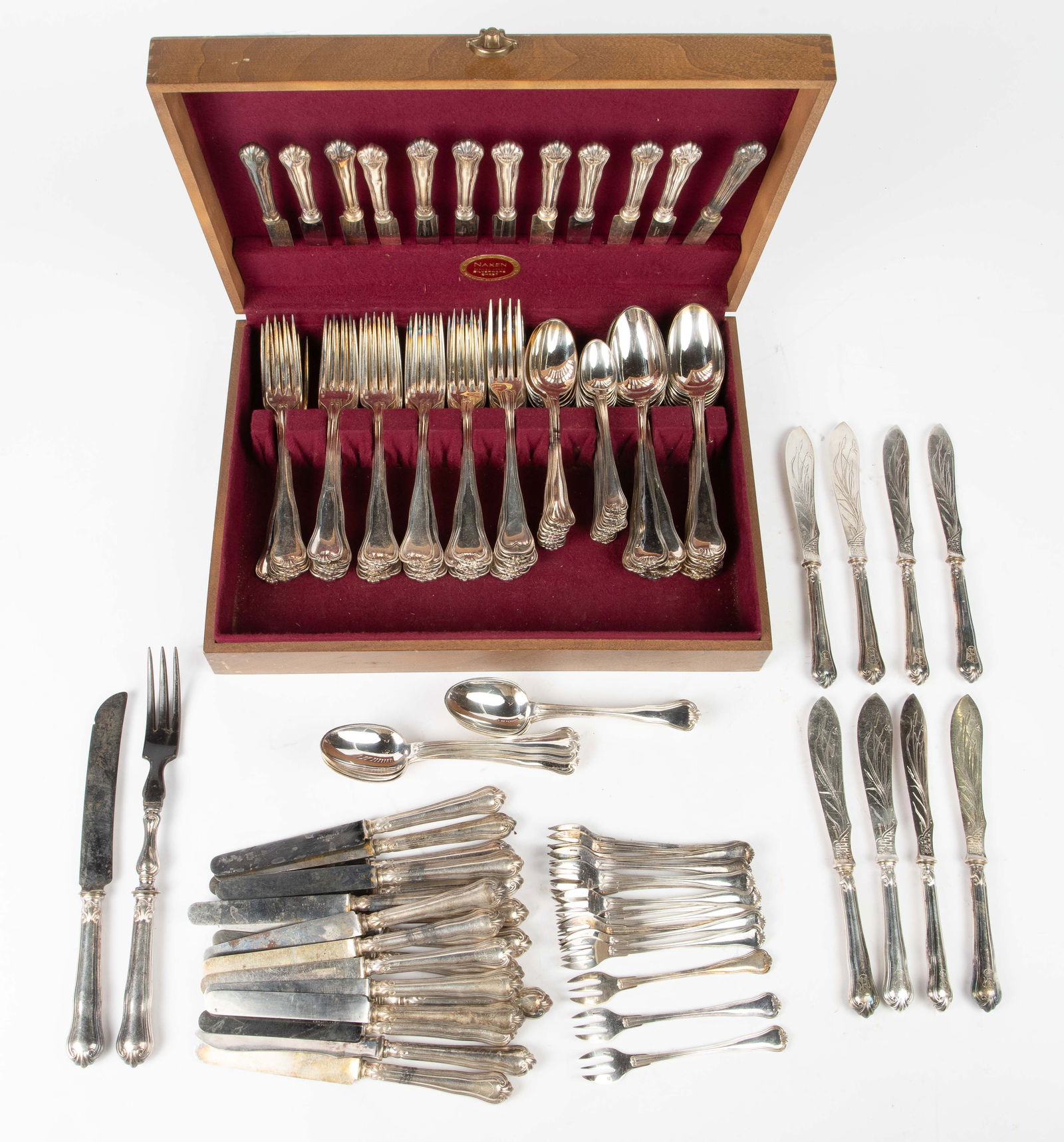 148 Piece Christofle Silver Plated Flatware Set. (1 of 10)