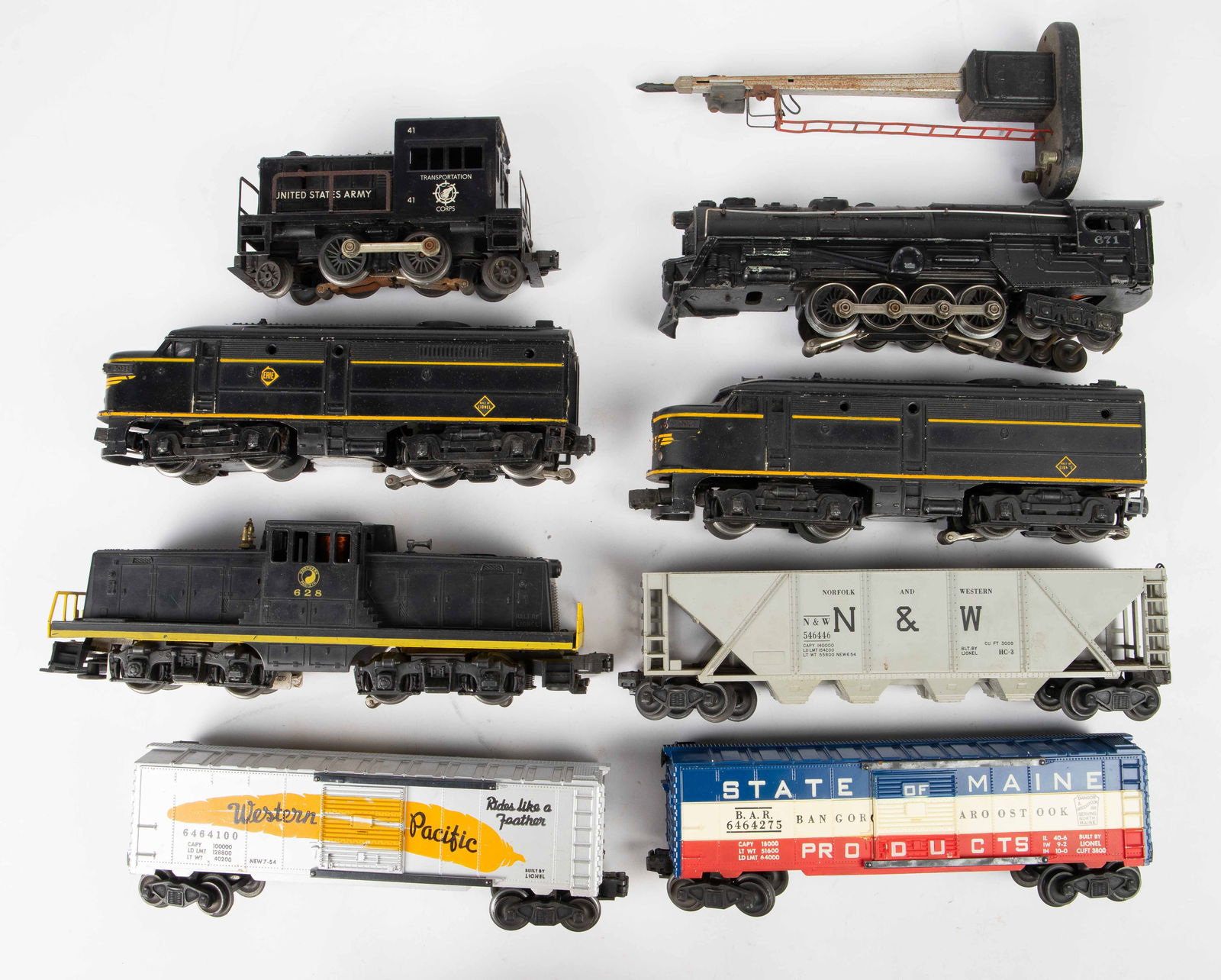 Lionel O Scale Engines, Switcher Train, & Cars. (1 of 4)