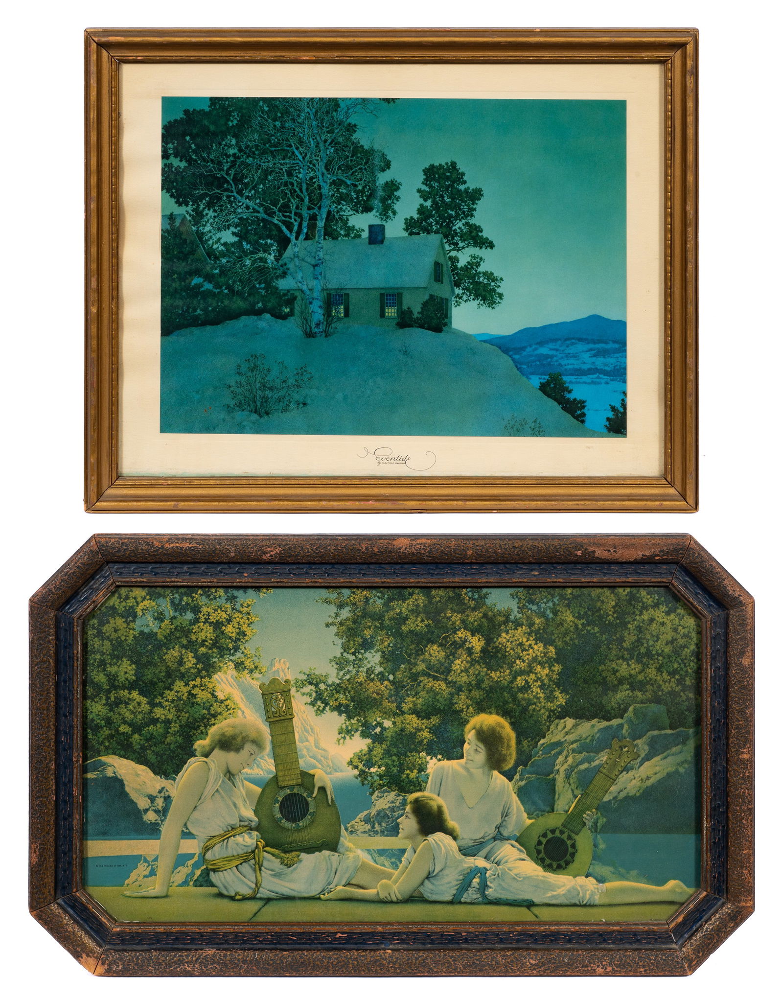 Two Vintage Framed Maxfield Parrish Prints. (1 of 9)