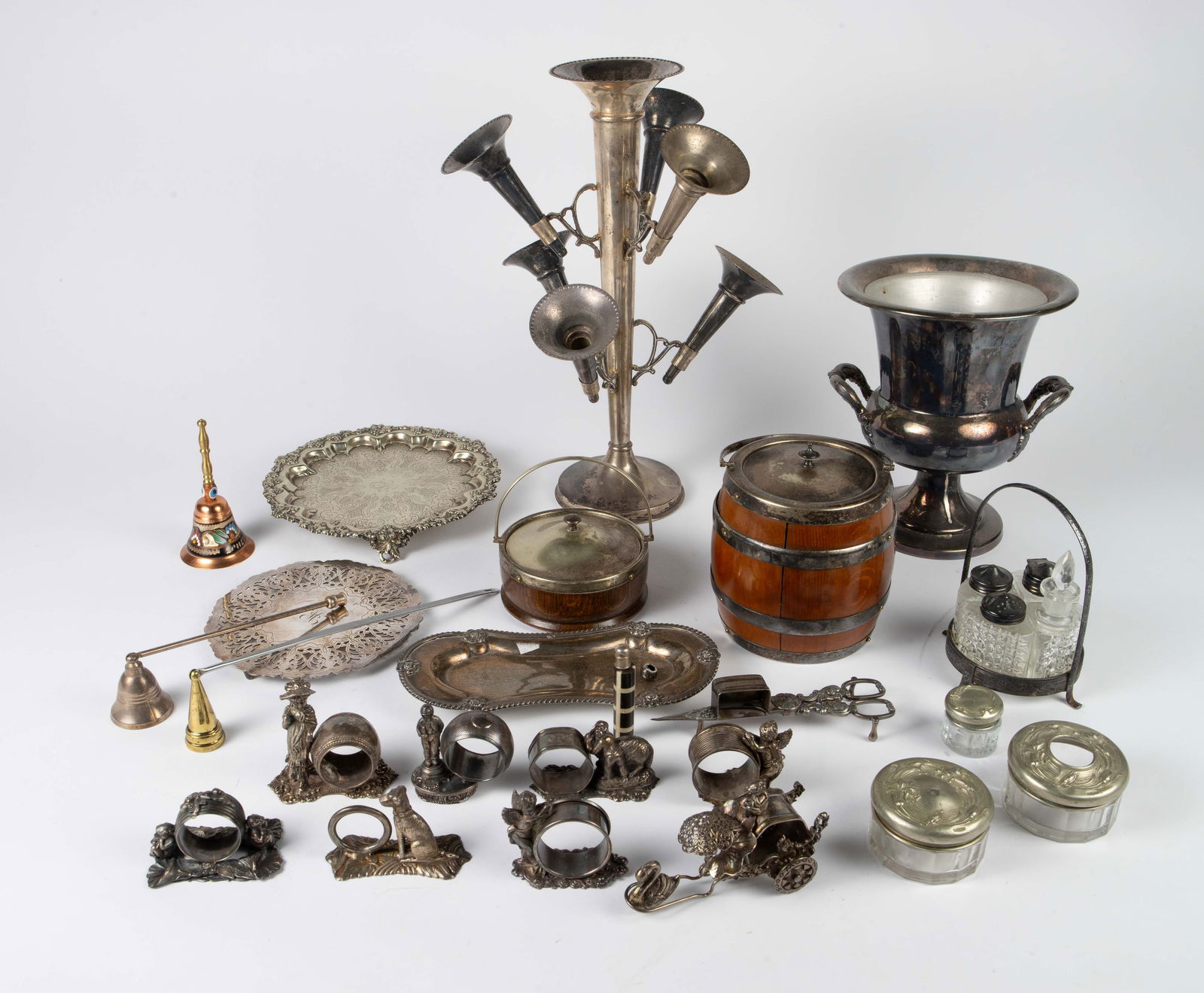 Lot of Victorian and Art Nouveau Silverplate Pcs. (1 of 14)