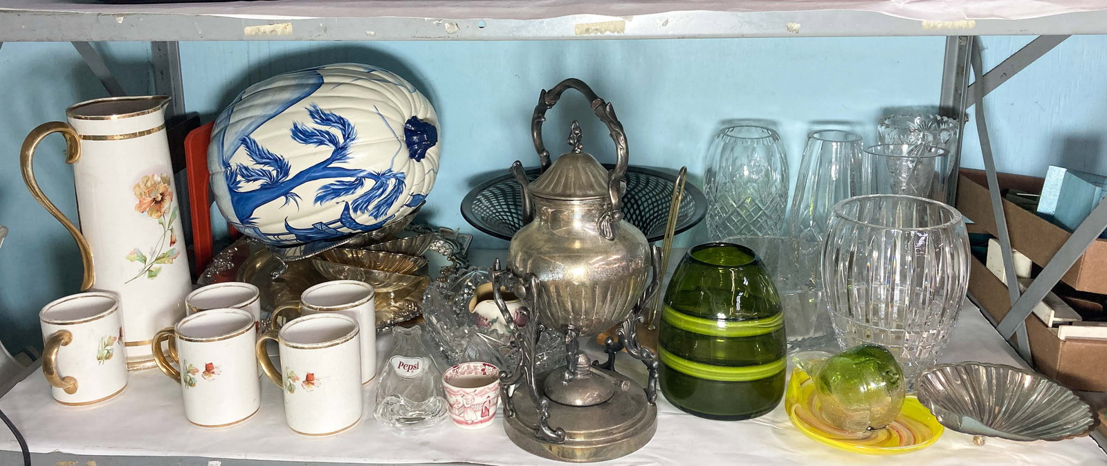 Lot: Waterford, Murano, Orrefors, Silverplate, etc (1 of 2)