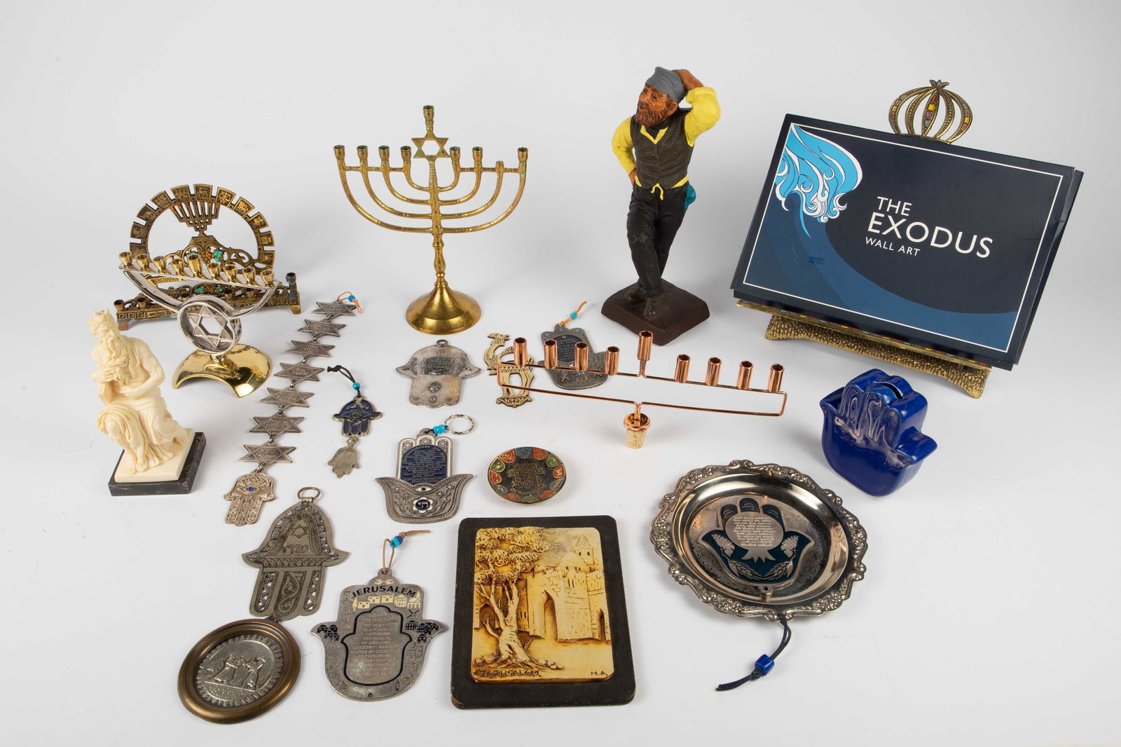 Lot of Assorted Judaica Items & Souvenirs. (1 of 4)