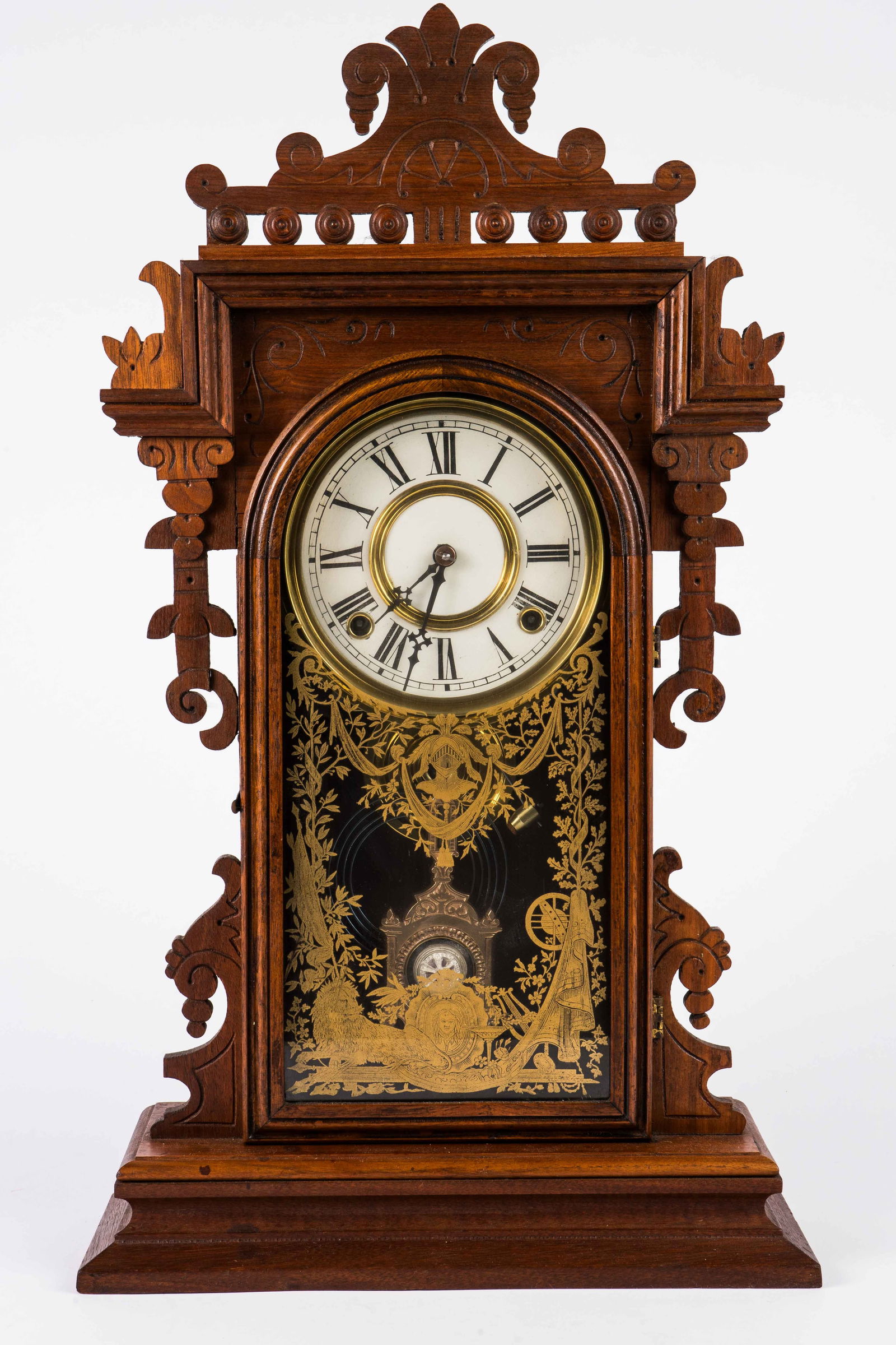 E.N. Welch Gingerbread Mantel or Shelf Clock. (1 of 4)
