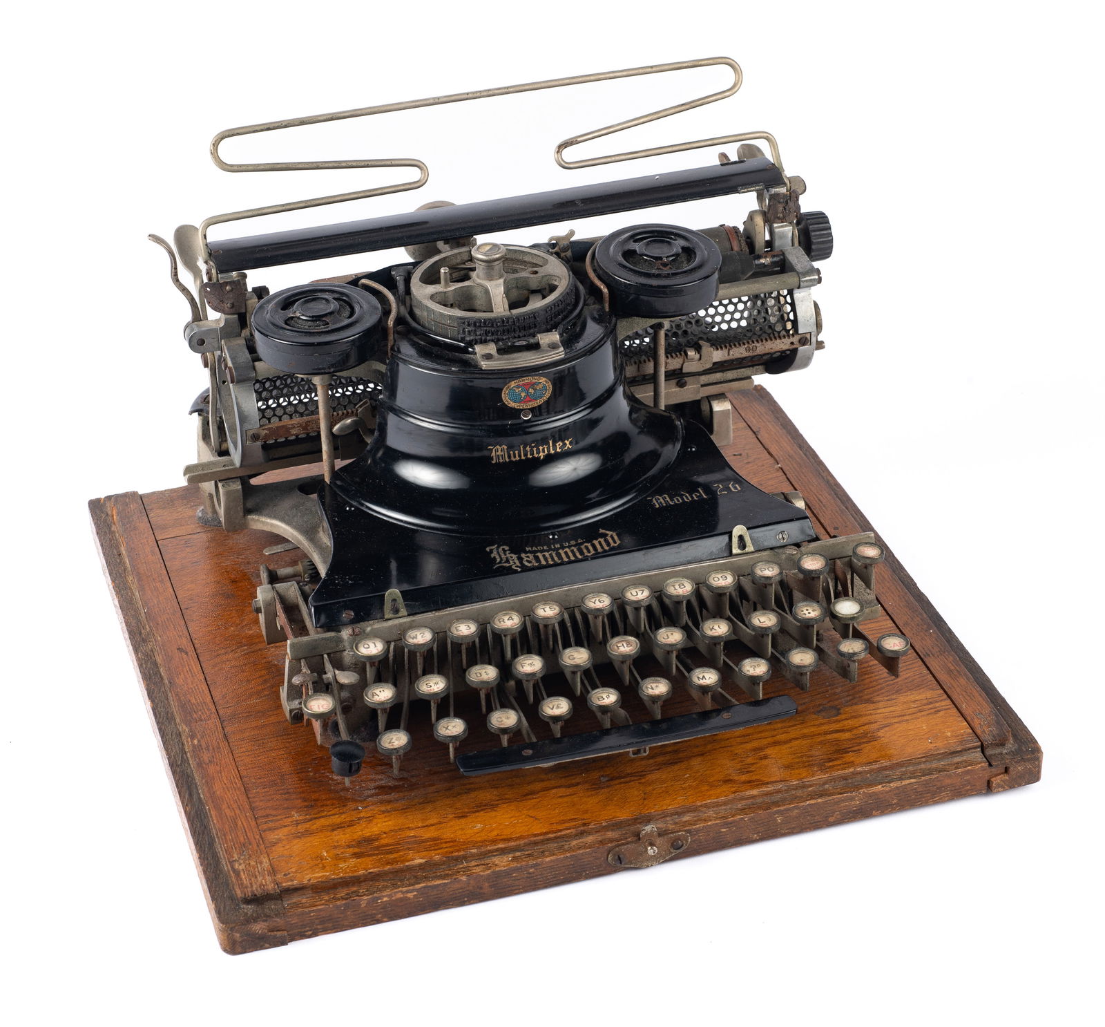 Hammond Multiplex No. 26 Typewriter w/ Hebrew Keys (1 of 6)