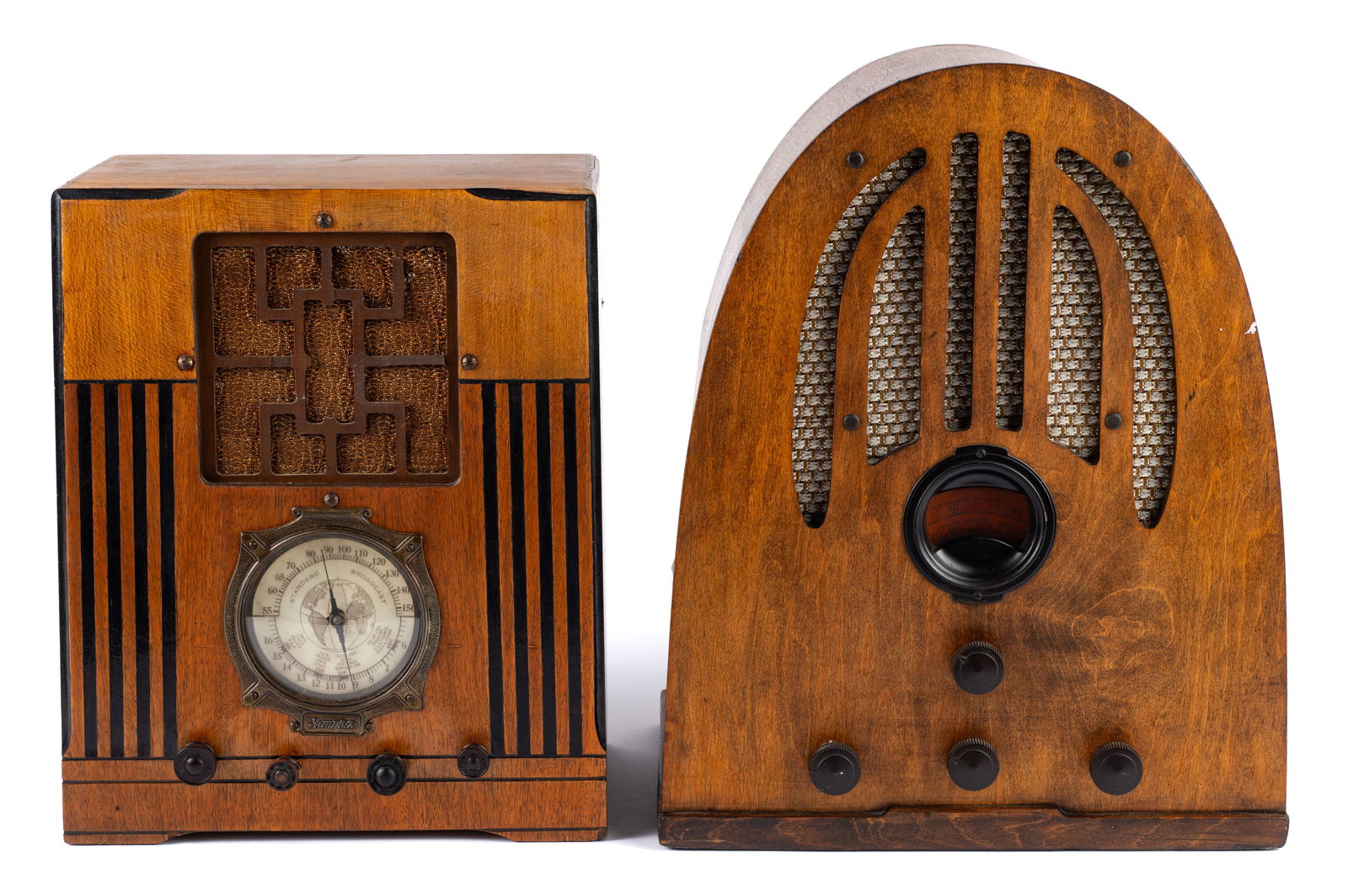2 Tombstone Radios - Simplex P & Philco 30-60. (1 of 5)
