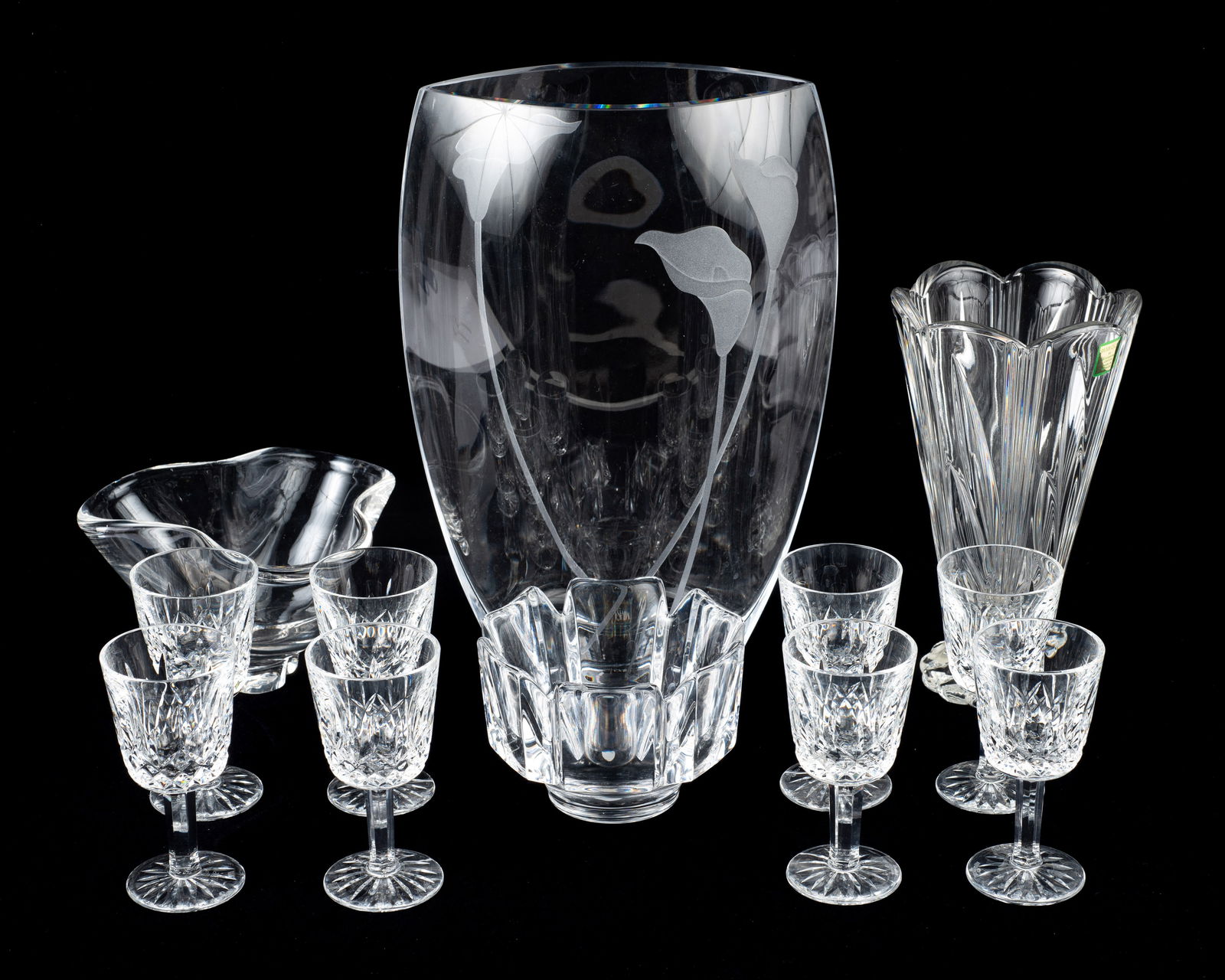 Cut Crystal Items - Waterford, Steuben, Mikasa. (1 of 9)