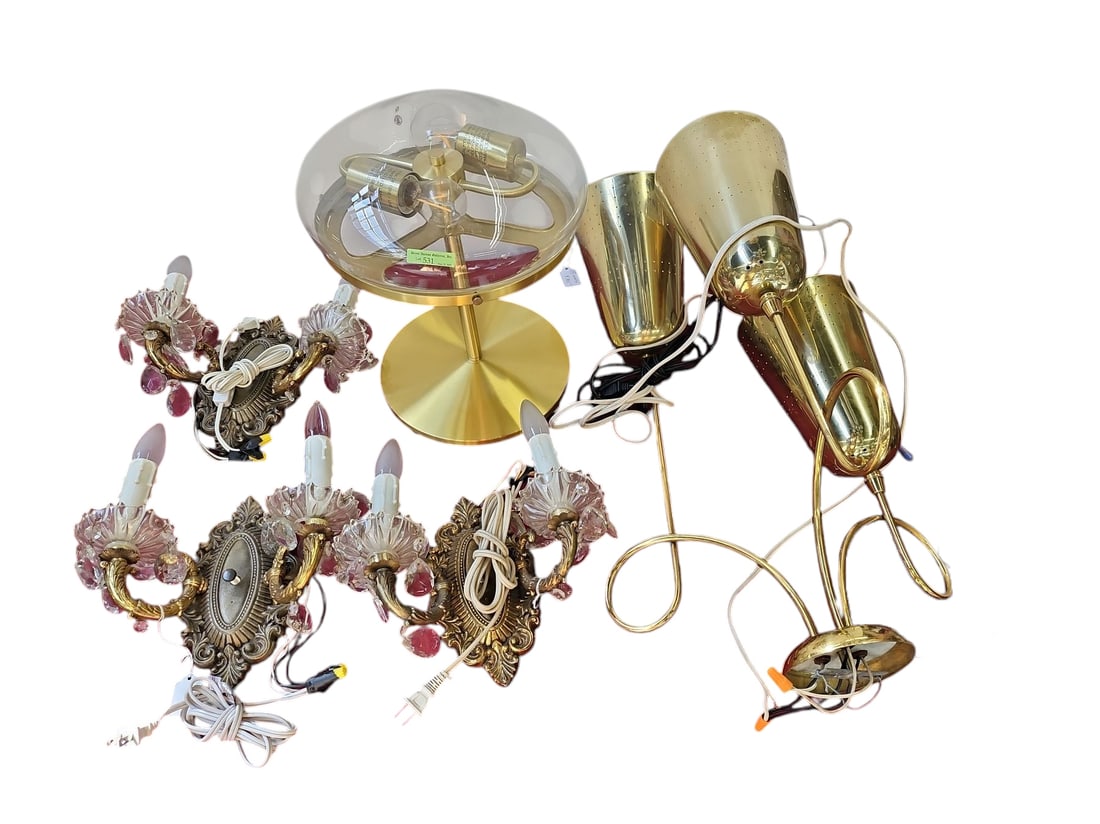 Mod Mushroom Lamp, Ceiling Fixture, Sconces. (1 of 2)