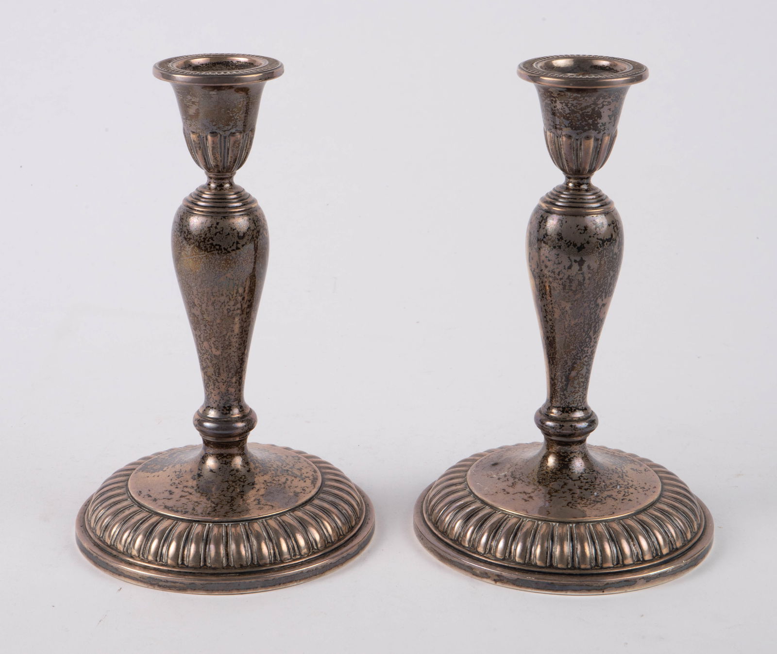Pair of Birks Sterling Weighted Candlesticks. (1 of 4)