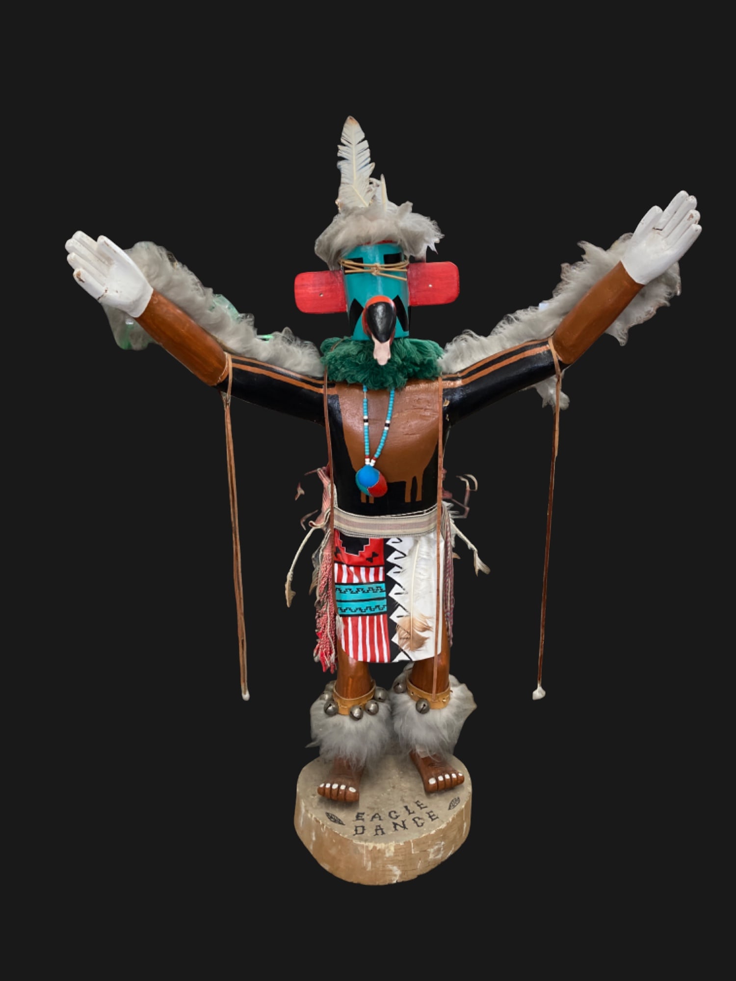 5' Native American Hopi Kachina Eagle Dance Doll. (1 of 11)