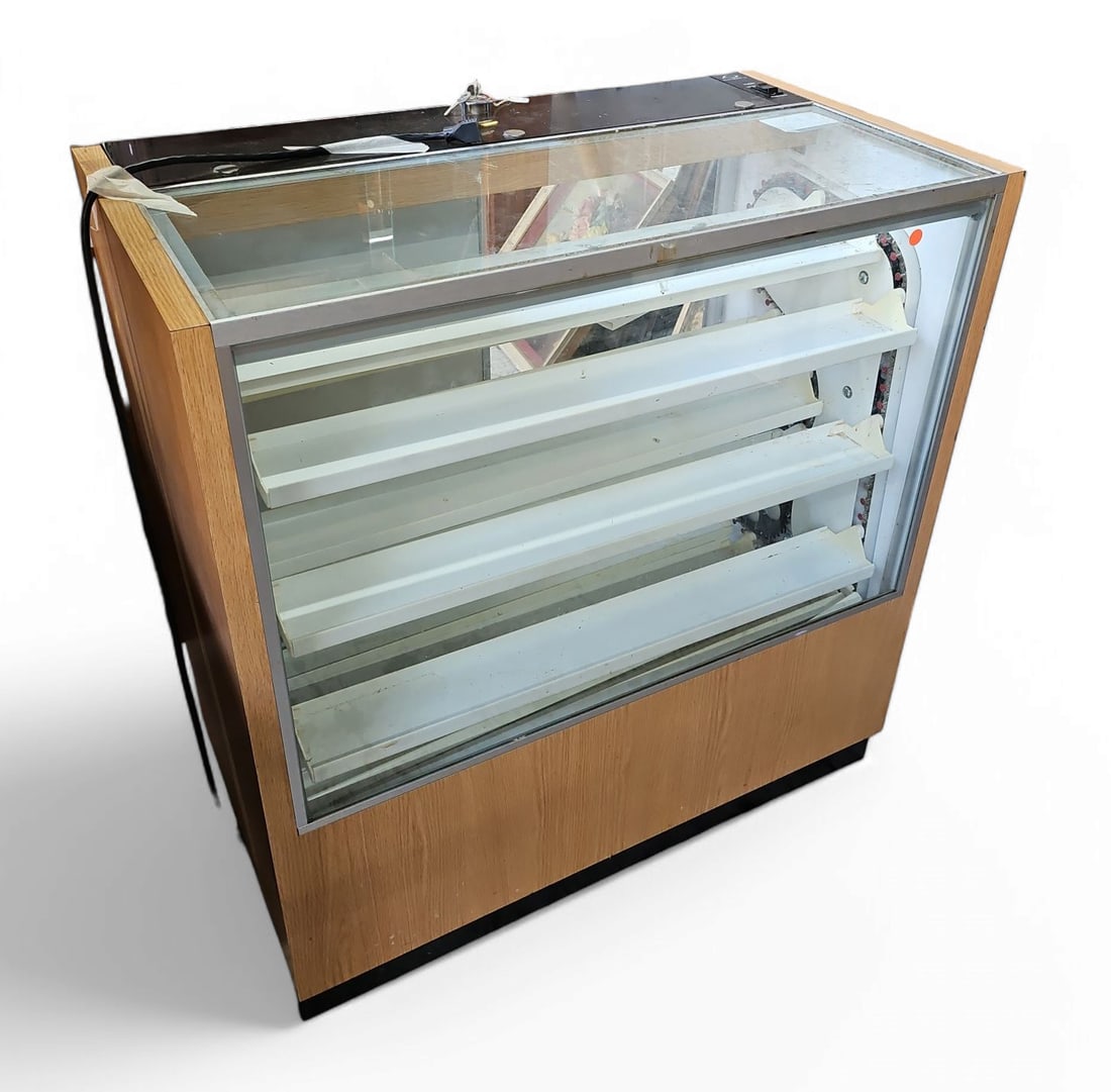 Display Case with Rotating Rack. (1 of 3)