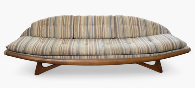 Adrian Pearsall Gondola Sofa, Original Fabric.