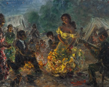 Flamenco Dancer and Troupe, Miro Eitivill.