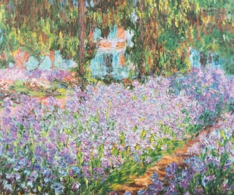 Offset Copy of Claude Monet's Garden at Giverny.