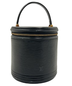Louis Vuitton Epi Black Leather Cannes Vanity Bag.
