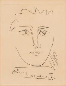 "Pour Robie", Pablo Picasso Etching.