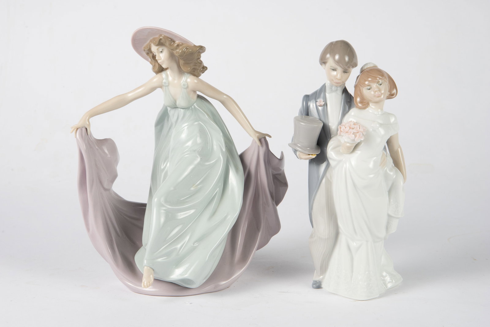 Lot of 2 Lladro Figures- Wedding Bells, May Dance. (1 of 6)