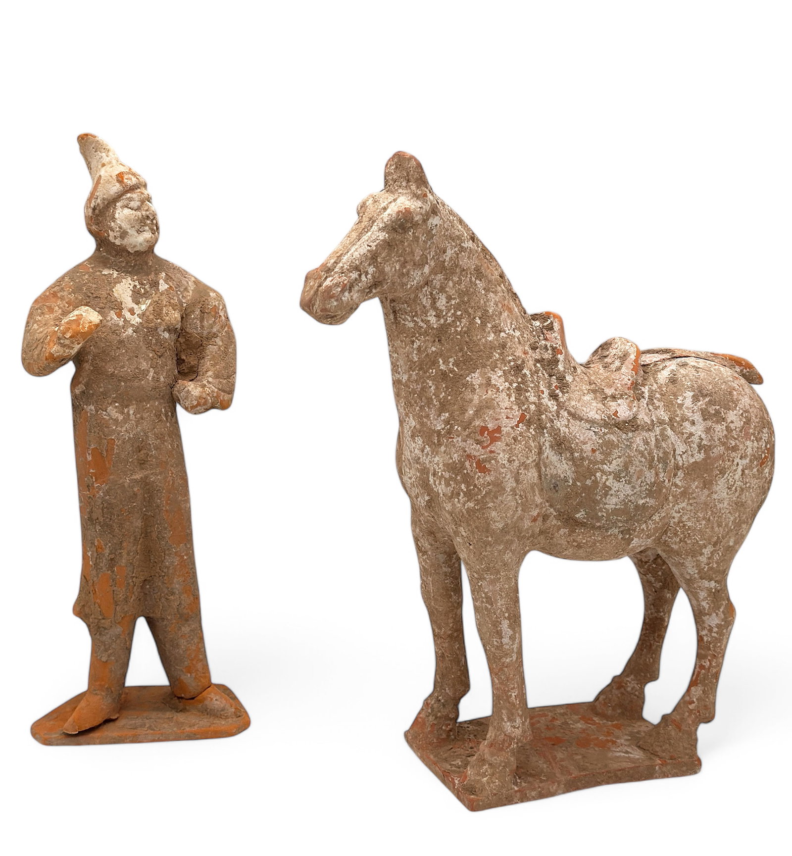 Lot of Two Tang Dynasty Figures. (1 of 7)
