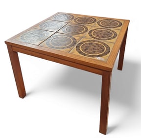 Danish Modern Tile Top Table.