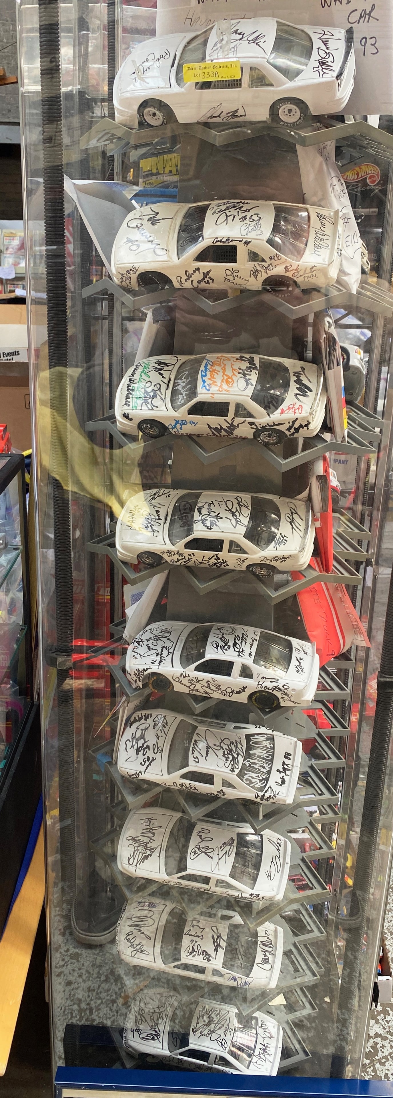 Autographed Nascar White Track Cars & Trucks. (1 of 20)