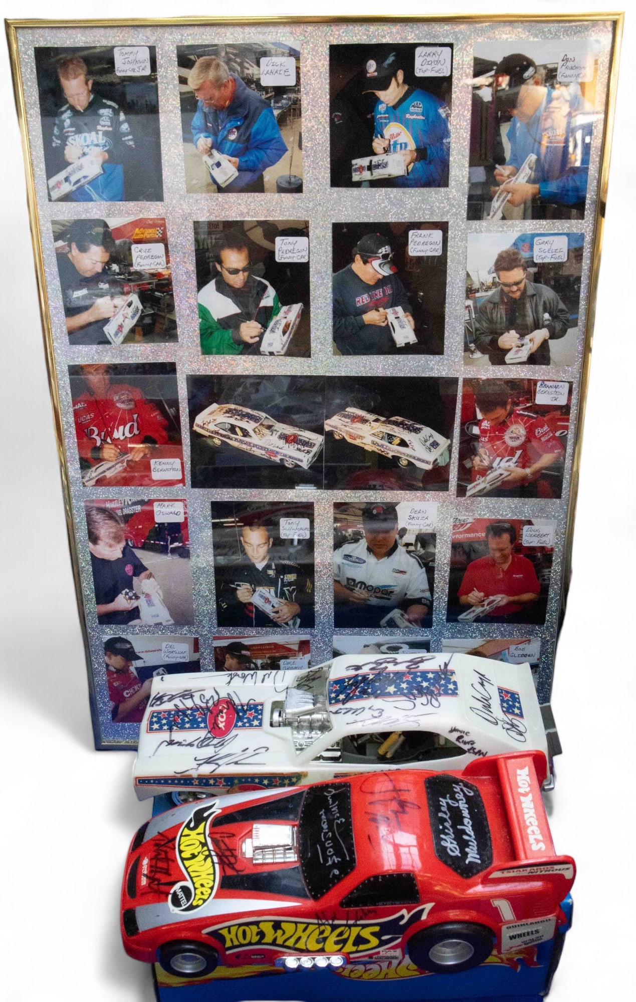 Two Autographed 1:18 Hot Wheels - Prudhomme, Etc. (1 of 14)