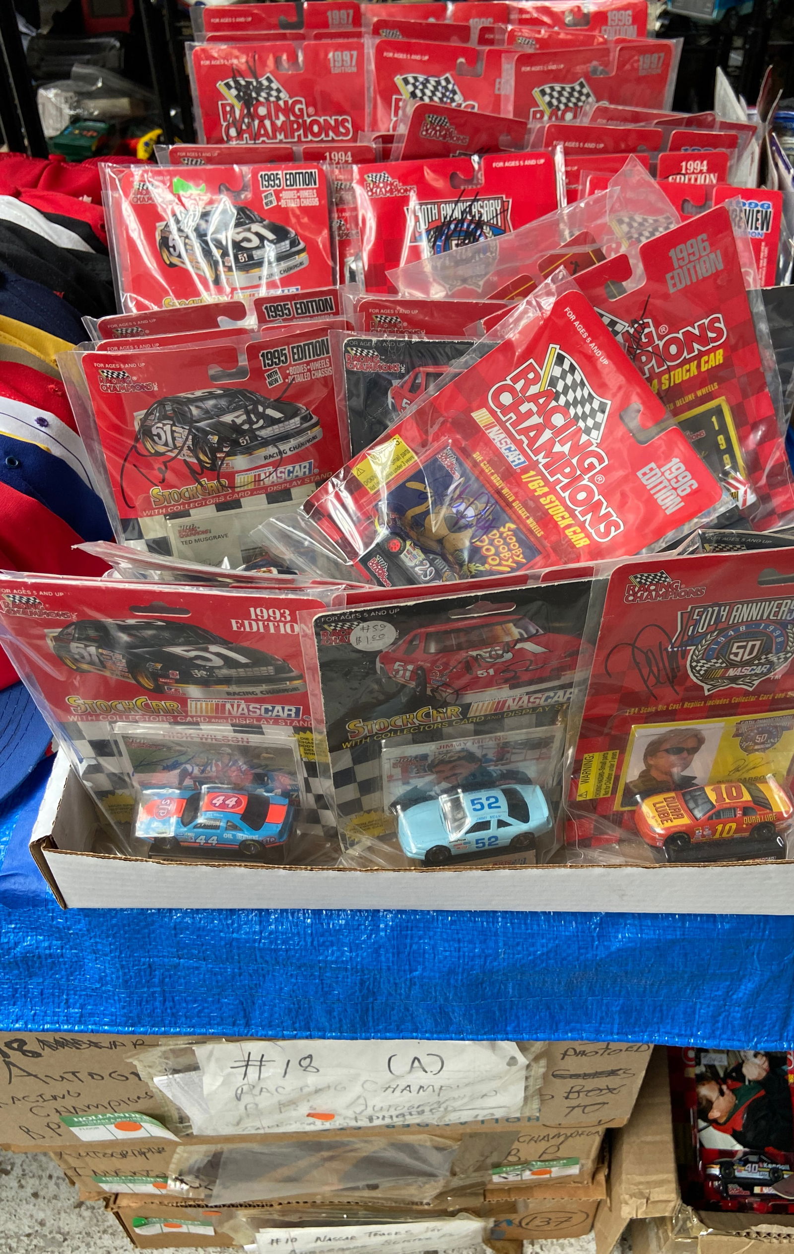 Nascar Racing Champions Signed Die Cast Cars. (1 of 1)