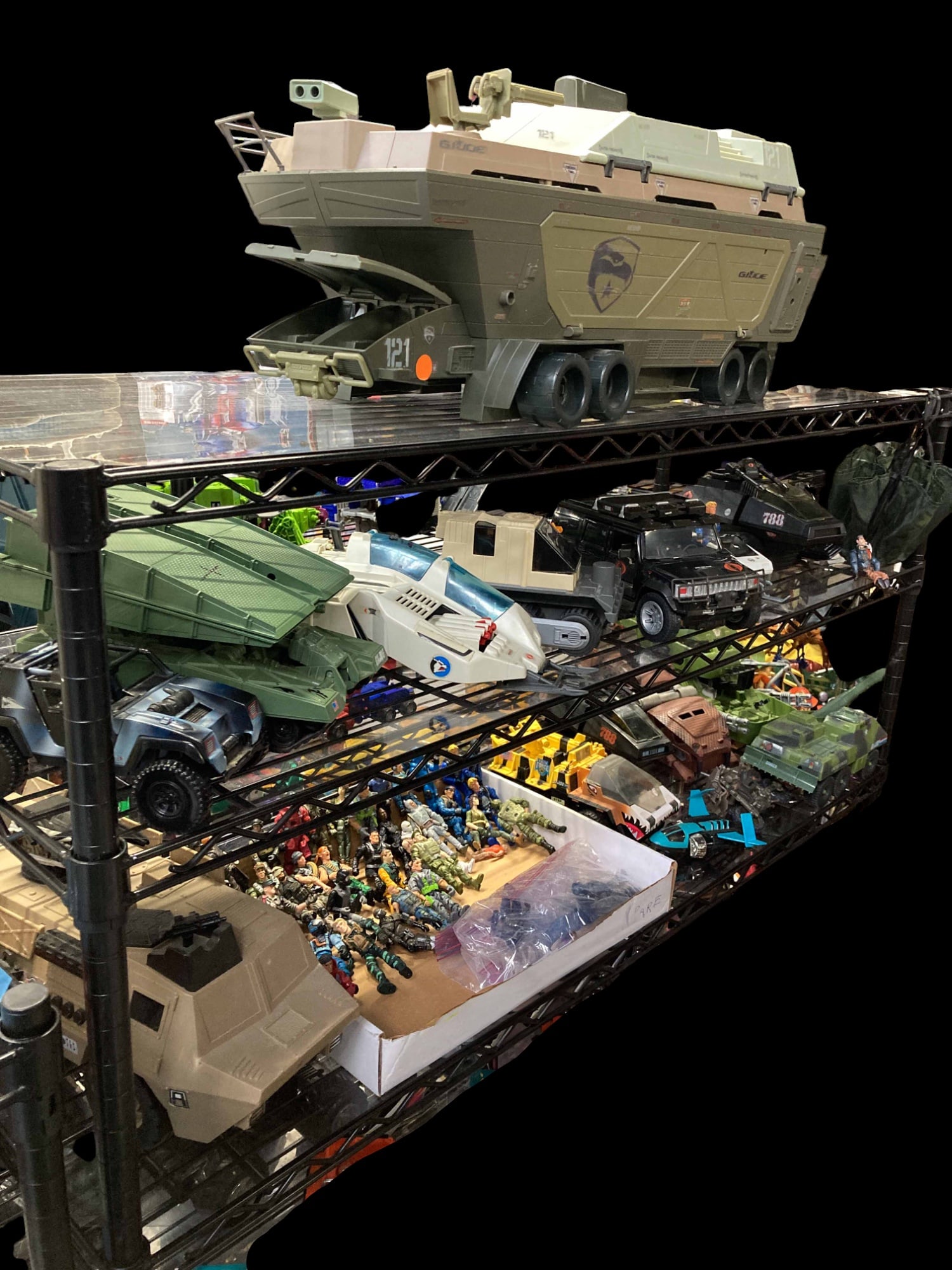 Lot of G.I. Joe Vehicles & Figures - 1983-2008. (1 of 16)
