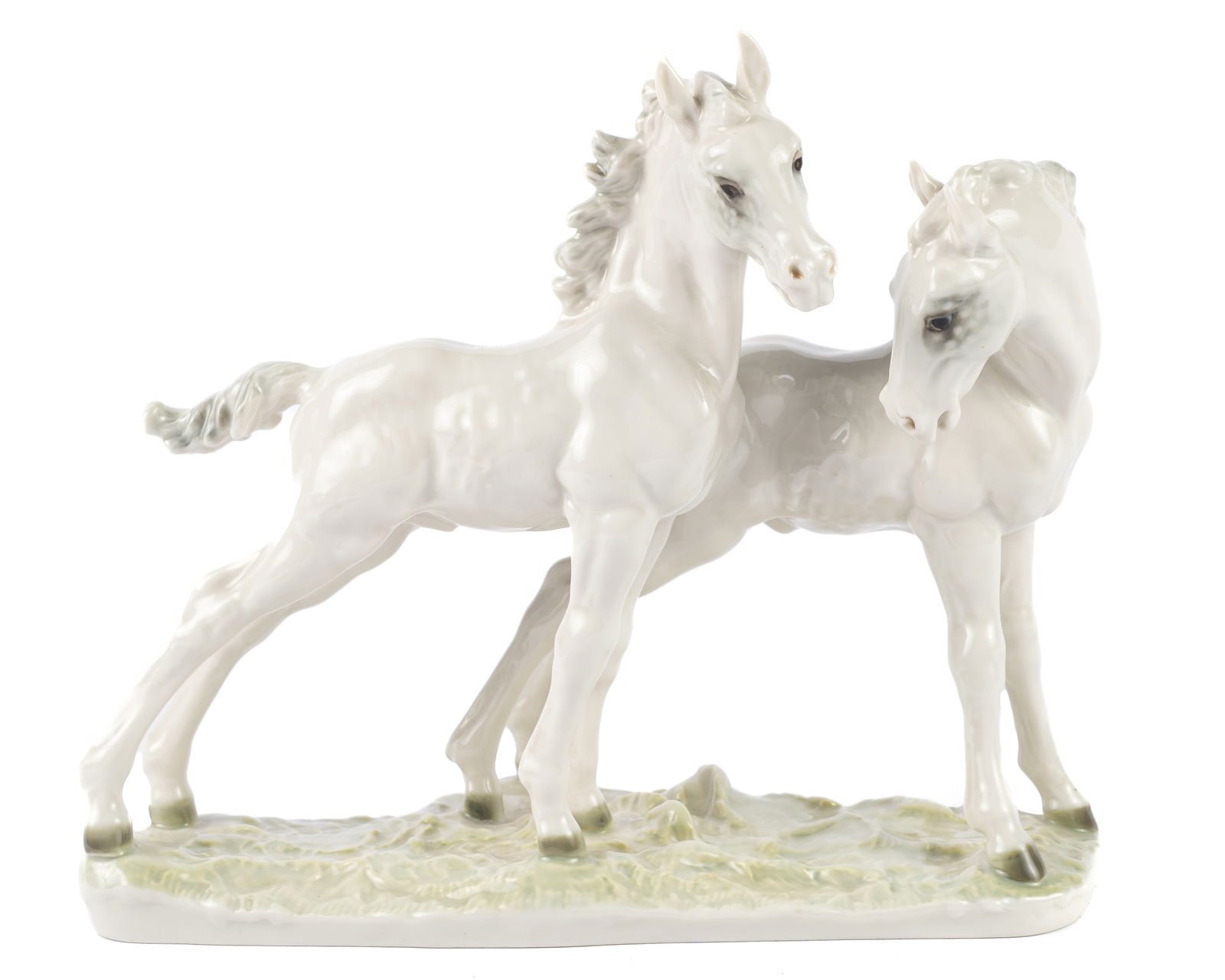 Hutschenreuther Karl Tutter Figure, White Horses (1 of 5)