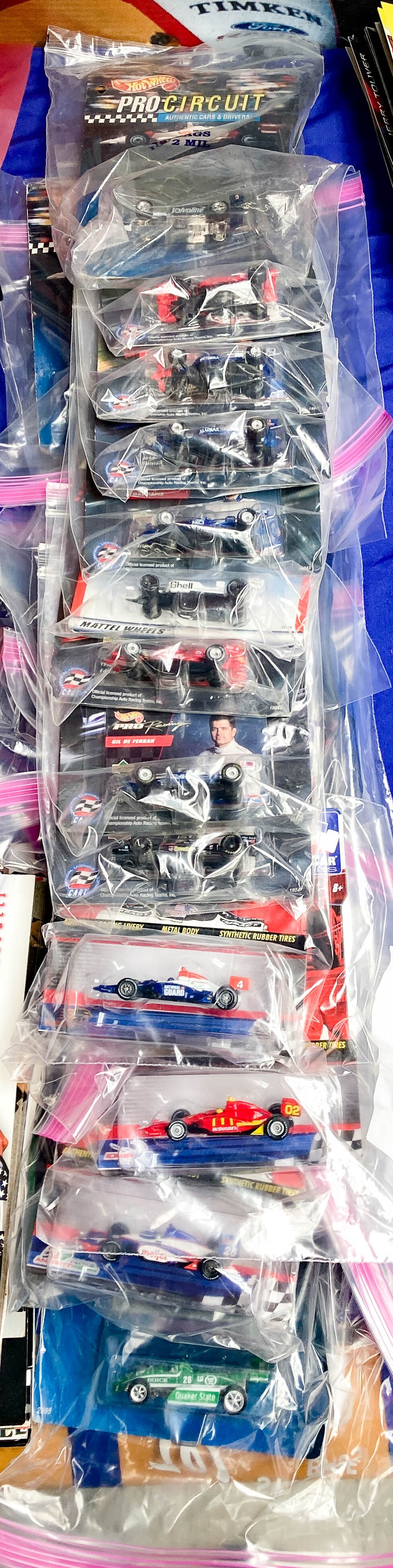 21 Autographed 1:64 Scale Indy Hot Wheels Cars. (1 of 5)