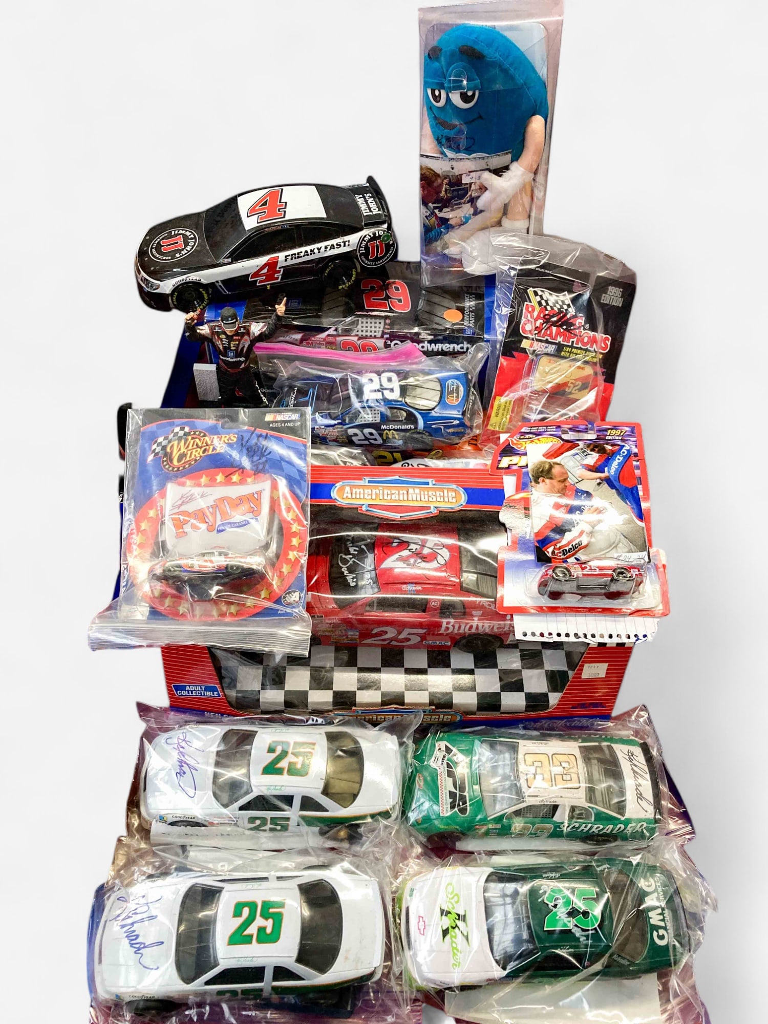 Kevin Harvick & Ken Schrader Signed Memorabilia. (1 of 11)