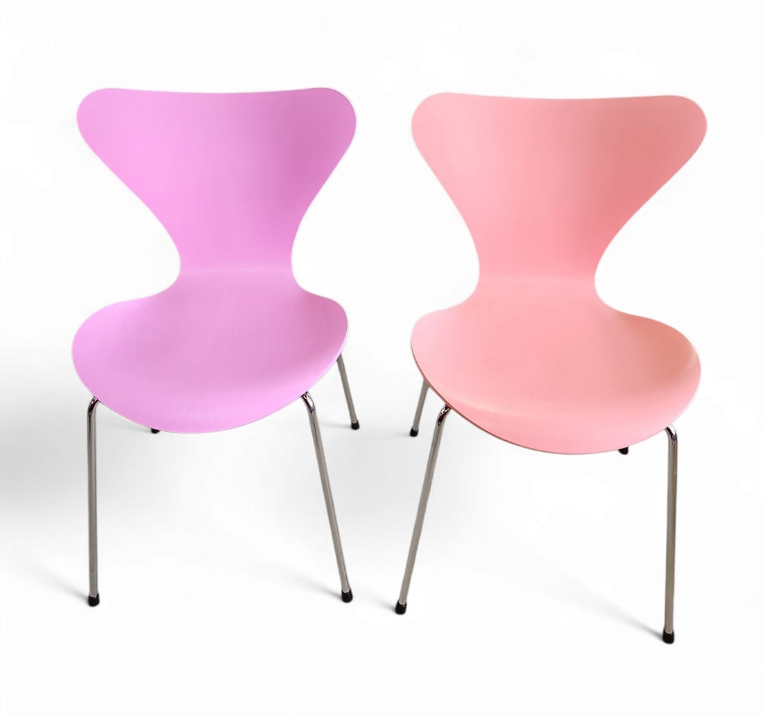 Two Fritz Hansen Chairs by Arne Jacobsen. (1 of 4)