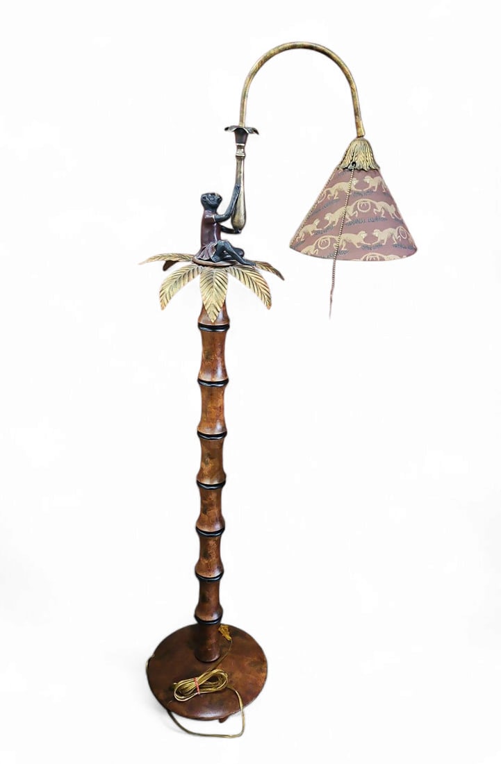 Frederick Cooper Monkey Theme Floor Lamp. (1 of 3)