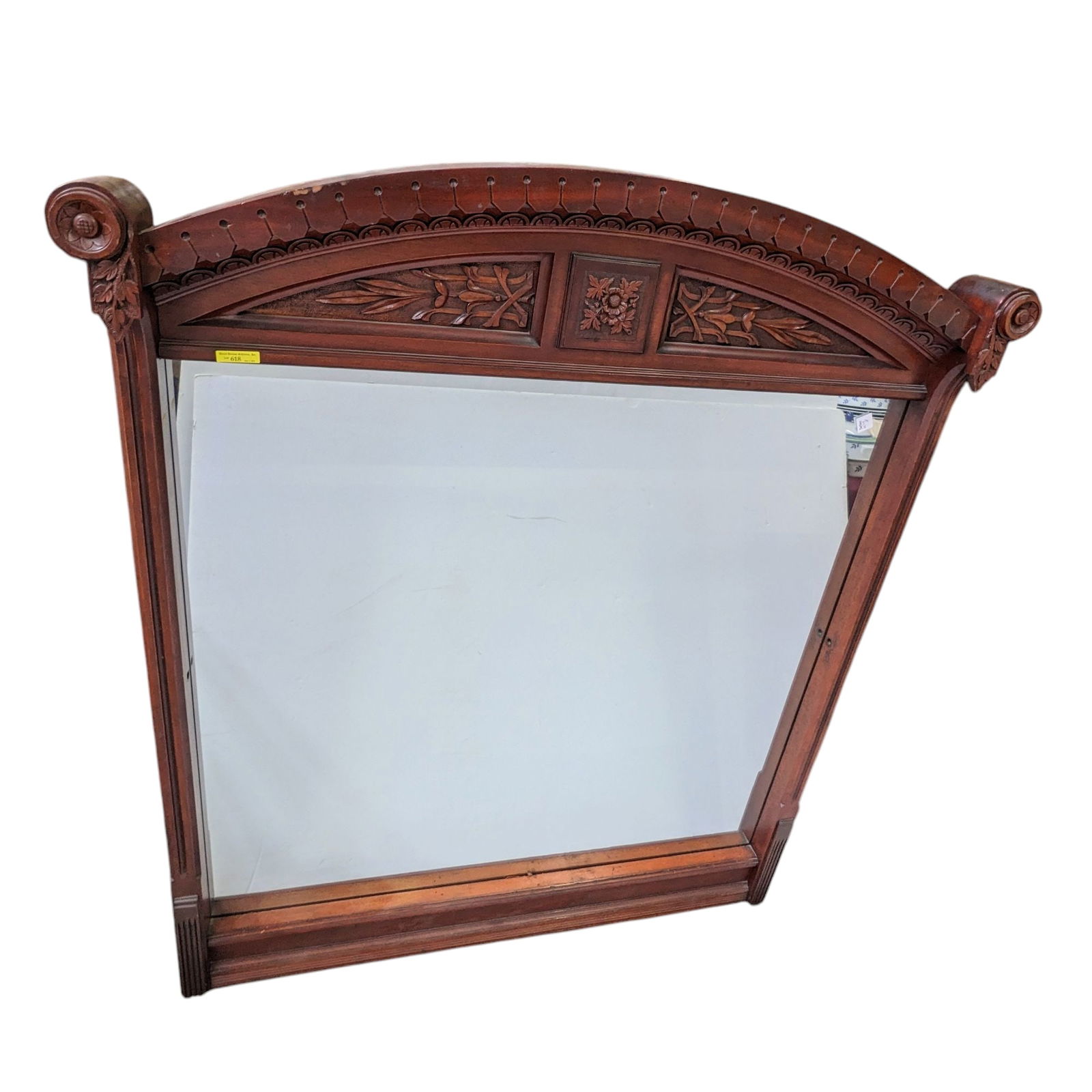 Carved Victorian Wall Mirror. (1 of 1)