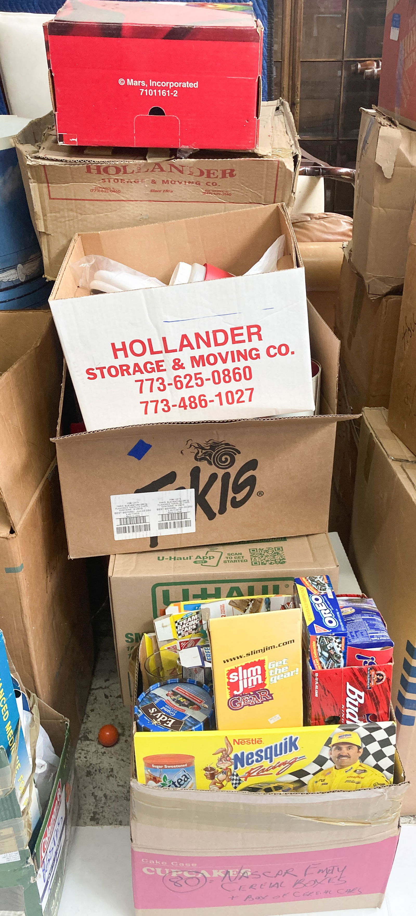 Huge Lot of Nascar Food Boxes & Cars, Autographs. (1 of 10)