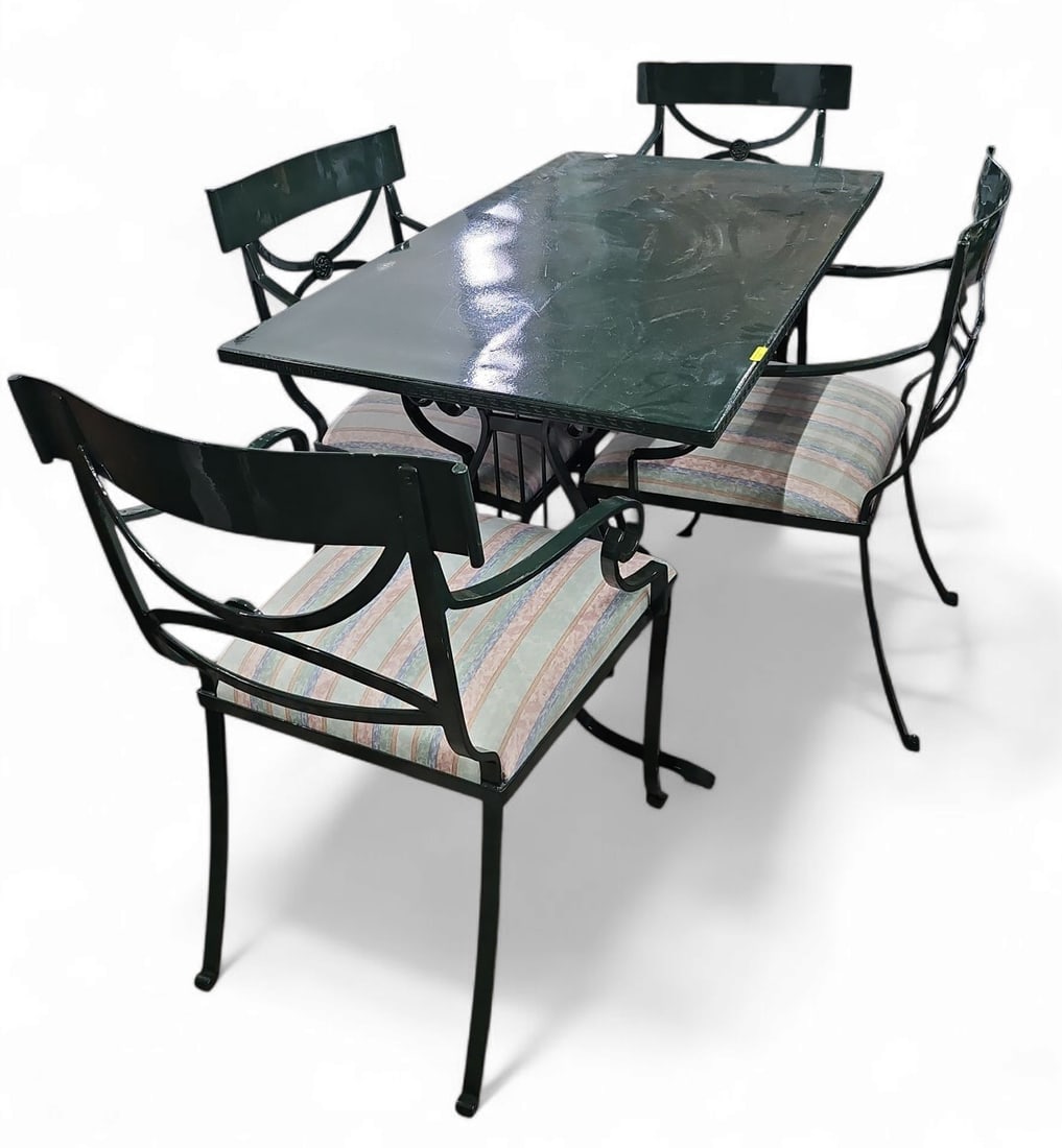 Wrought Iron Patio Set. (1 of 3)