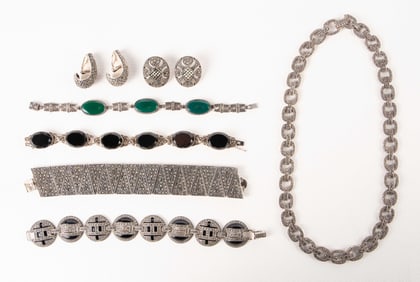 Sterling Silver & Marcasite Jewelry - Judith Jack.