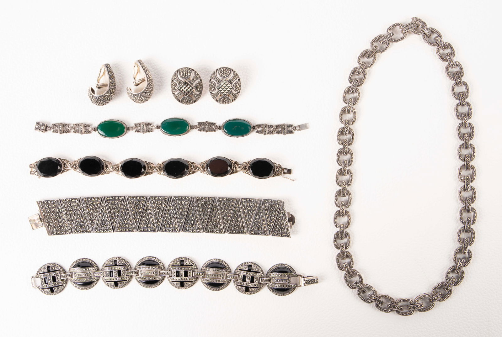 Sterling Silver & Marcasite Jewelry - Judith Jack. (1 of 14)