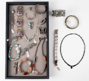 Sterling Silver Jewelry - Mexico, Native American.