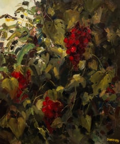 Grapes, Impressionist Still Life, Lee Seebach.