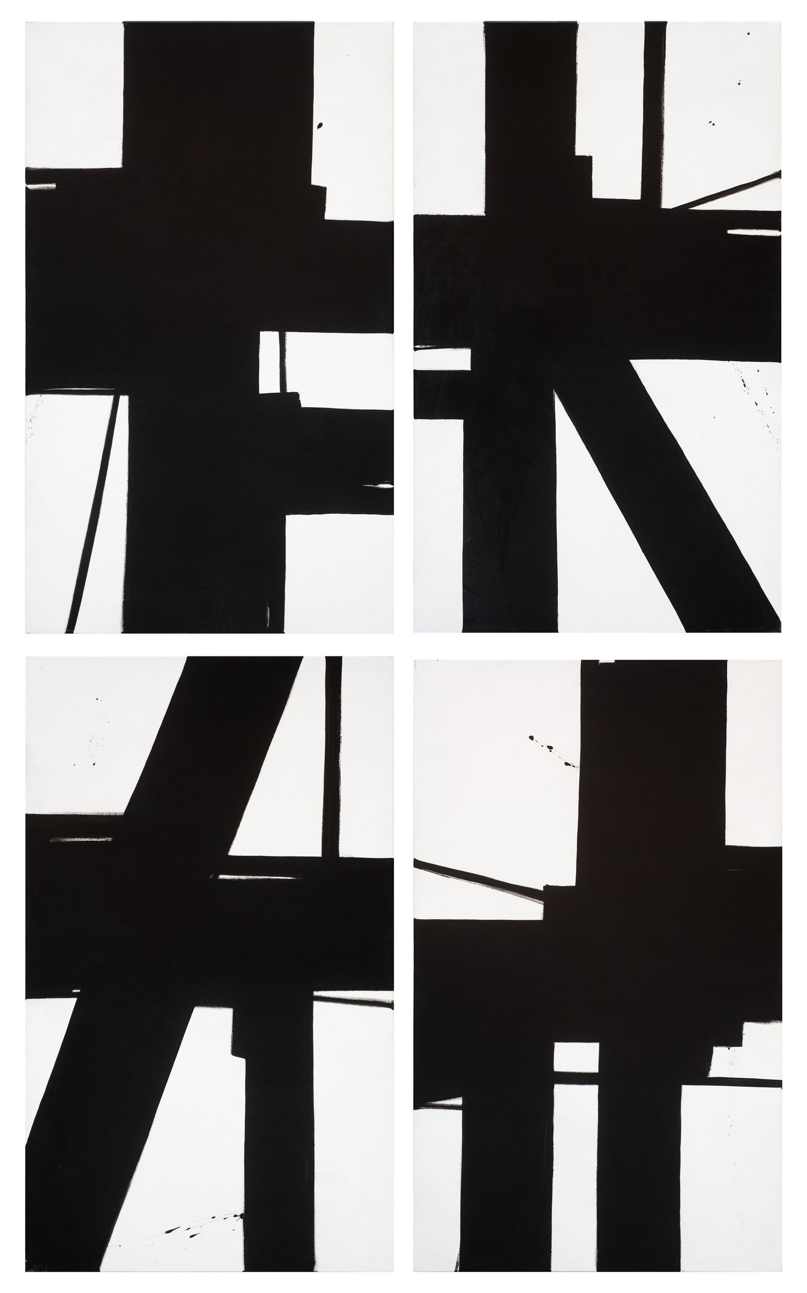 Large Abstract Polyptych by Patrick Phillips. (1 of 9)